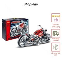 Đồ chơi lắp ráp Technic Motor xe máy Harley 3354 gồm 378 chi tiết  Bộ xếp hình Xe máy phân khối lớn