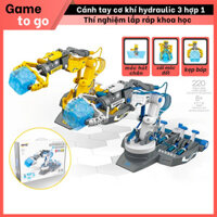 Đồ chơi lắp ráp thông minh Cánh tay Robot thủy lực phát triển tư duy và trí thông minh cho trẻ sơ sinh với 222 bộ phận