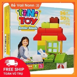 Đồ chơi lắp ráp Tinitoy Junior Block Creative bricks 202