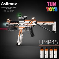 Đồ Chơi Lắp Ráp Trí Tuệ LEGO Súng Mô Hình PUBG UMP45 Asiimov, 950+ Mảnh Ghép,Bản Thiết Kế Chuẩn 1:1 của Kevin183