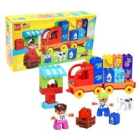 Đồ chơi lắp ráp xe tải chở hàng Gorock 1027 (37 chi tiết)