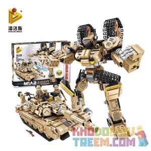 Đồ chơi Lắp Ráp Xe Tank Biến Hình Robot - Panlos 621020