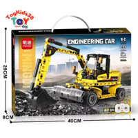 Đồ chơi lắp ráp xe xúc,xe ủi,xe nâng có điều khiển từ xa