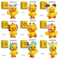 Đồ Chơi Lắp Ráp Xếp Hình 3D Vịt Vàng 12 Cung Hoàng Đạo