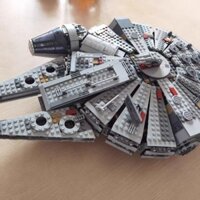 Đồ chơi Lắp ráp xếp hình Mô hình Phi thuyền Millennium Falcon  Star Wars 19020