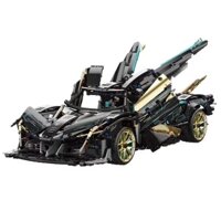 Đồ Chơi Lắp Ráp Xếp Hình Mô Hình Xe Điều Khiển Từ Xa APOLLO INTENSA EMOZIONE Tỉ Lệ 1:10 MY88007C Với 2174 Mảnh Ghép