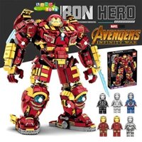 Đồ Chơi Lắp Ráp Xếp Hình Mô Hình Người Sắt Iron Man HulkBuster Mark40 Avenger Infinity War No.76068 Với 1510+PCS