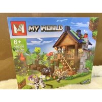 Đồ Chơi Lắp Ráp, Xếp Hình Minecraft Nhà Cây Chiến Đấu Mg450-465 mảnh