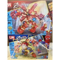 Đồ Chơi Lắp Ráp, Xếp Hình Heroes Siêu Anh Hùng Bảo Vệ Trái Đất 2058-280 mảnh