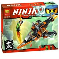 Đồ chơi lắp ráp xếp hình ninjago bela 10445 tiêm kích sky shark Drone jetpack của Lloyd 221 mảnh