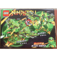 Đồ Chới Lắp Ráp,Xếp Hình Ninja LLOYD Rồng Xanh Lá Chiến Đấu (236 mảnh)