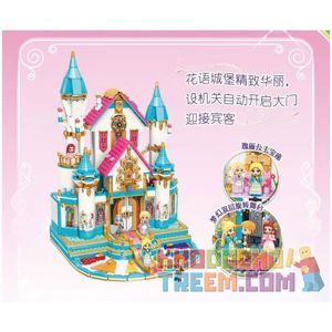Đồ chơi  lắp xếp hình Qman 32015: Lâu đài hoa