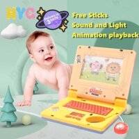 Đồ chơi Laptop mô phỏng cho bé, có nhạc kèm hình chạy trên màn hình [BH: NONE]