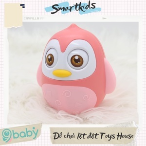 Đồ chơi lật đật chim cánh cụt xanh Huanger HE0201