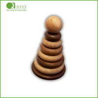 Đồ Chơi Lật Đật Không Màu Bằng Gỗ Thương Hiệu ÚC SKU162 – Phát Triển Kỹ Năng Vận Động Và Nhận Thức Cho Trẻ | QTOYS