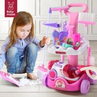 Đồ Chơi Lau Nhà Quét Dọn Dẹp Nhà Cửa Có Máy Hút Bụi. Đồ Chơi Giáo Dục Cho Trẻ Em Bé Trai Bé Gái A1