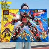 ĐỒ CHƠI LÊ GÔ MÔ HÌNH ROBOT KHỔNG LỒ LẮP RÁP 6 TRONG 1