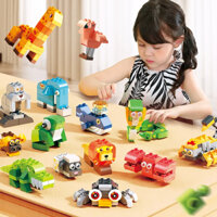 Đồ chơi Lego bộ lắp ghép phát triển tư duy các con vật 462 chi tiết FL1696