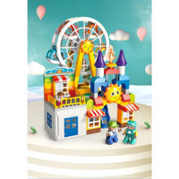 Đồ chơi Lego bộ lắp ghép phát triển tư duy khu vui chơi đu quay 178 chi tiết  Hàng Feelo chính hãng - FL1644.