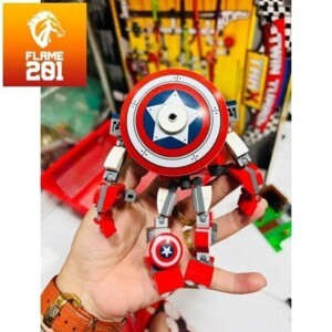 Đồ chơi Lego Chiến Giáp Captain America 76168