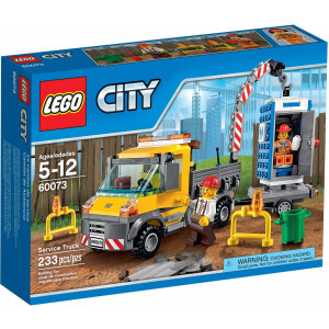 Đồ chơi Lego City - Dịch vụ xe tải vệ sinh lưu động 60073