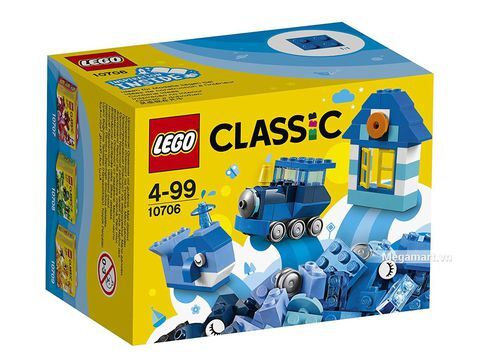 Đồ chơi Lego Classic 10706 - Hộp lắp ráp màu xanh da trời