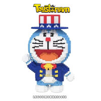 Đồ chơi Lego Doraemon 38cm đội nón ảo thuật LEGODMONHAI8852