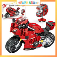 Đồ Chơi Lego Ducati Panigale V4 Lắp Ráp Các Loại Xe Ô Tô Làm Quà Tặng Cho Bé - Ducky World