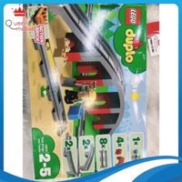 Đồ chơi LEGO Duplo 10872 - Bộ Đường Ray Xe Lửa và Cầu [Queen Mobile]