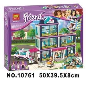 Đồ chơi Lego Friends Bệnh viện Công viên trái tim 887 chi tiết BELA 10761