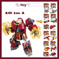 Đồ Chơi Lego Iron Man 10 in 1 với hơn 250 chi tiết cao cấp chính hãng - toyF