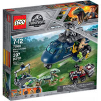 Đồ Chơi LEGO Khủng Long Jurassic World 75928 - Trực thăng truy bắt Khủng Long Săn Mồi Raptor (LEGO 75928 Blue's Helicopter Pursuit)