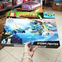 Đồ chơi Lego lắp ghép xếp hình máy bay chiến đấu Storm Fighter No.76078