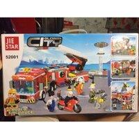 Đồ chơi lego lắp ráp xe cứu hoả