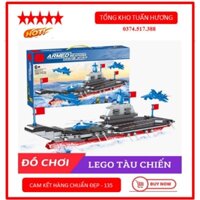 Đồ chơi lego lắp ráp xếp hình tàu chiến 389 chi tiết - lego tàu chiến