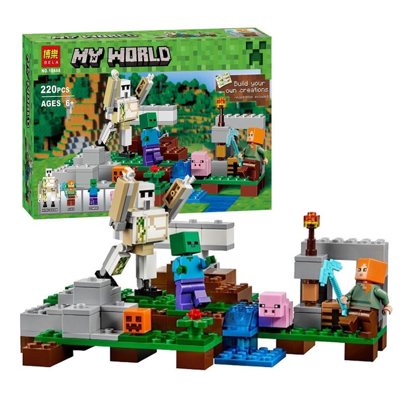 Đồ chơi Lego Minecraft 21123 - Hộ Vệ Sắt Golem