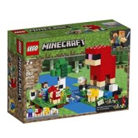 Đồ chơi LEGO MINECRAFT CHÍNH HÃNG -   Nông Trại Len - SIKU 21153 - Lắp ráp - xếp hình