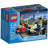 Đồ chơi Lego mini City Police ATV, Speed Boat, chính hãng