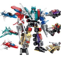 Đồ chơi LEGO Robot in Transformer 1412, 6 in 1 - Đồ chơi trí tuệ 500+ mảnh ghép