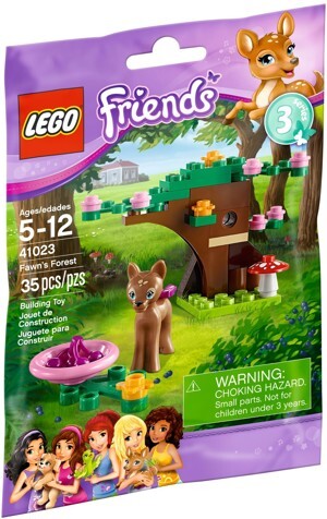 Mô hình Rừng cho hươu con LEGO Friends 41023