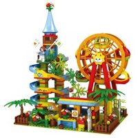 Đồ chơi Lego tháp cầu trượt loại to chĩnh hãng, đồ chơi lắp ghép mô hình tháp cầu trượt cho bé