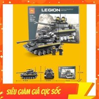 Đồ Chơi Lego Xe Tăng Chiến Đấu Có 2 Lính 360 Chi Tiết Lớn, Chất Liệu Cao Cấp, Giúp Bé Phát Triển Trí Não