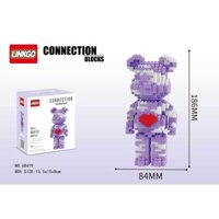 Đồ chơi lego xếp hình có đèn phát sáng GẤU BEARBRICK, phi hành gia hộp để bút đồ chơi lắp ghép cho bé Thanh Xuân