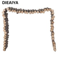 Đồ chơi leo núi chuột đồng DIAIYA Vẹt, Gỗ 8 * 50cm Chim và chuột hamster leo thang xích đu, Bàn chải gỗ tròn đa năng Thang xích đu Gia đình