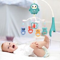 Đồ chơi lịc lạc âm thanh treo nôi, giường ngủ di động có nhạc cho bé
