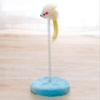 Đồ chơi lò xo nhún chuột cho mèo