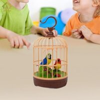 Đồ chơi lồng chim chim có âm thanh Melodic Đồ chơi chim lồng thú cưng cho trẻ em