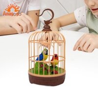 Đồ chơi lồng chim chim có âm thanh Melodic Đồ chơi chim lồng thú cưng cho trẻ em