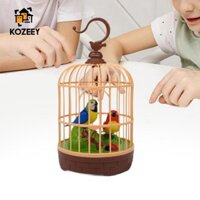Đồ chơi lồng chim chim có âm thanh Melodic Đồ chơi chim lồng thú cưng cho trẻ em