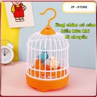Đồ Chơi Lồng Chim Cho Bé, Lồng Chim Hót Có Nhạc Và Cảm Biến Phát Tiếng Kêu Khi Rung Động - 2P - Store